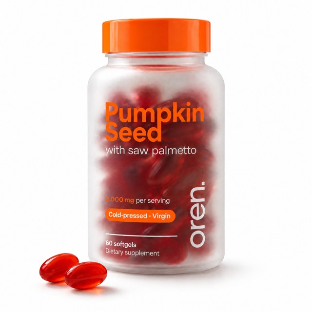 Oren pumpkin seed oil with saw palmetto